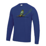 FASNAFLYFISHING T-SHIRT LONG SLEEVE UPF 40+ MAYFLY BLUE