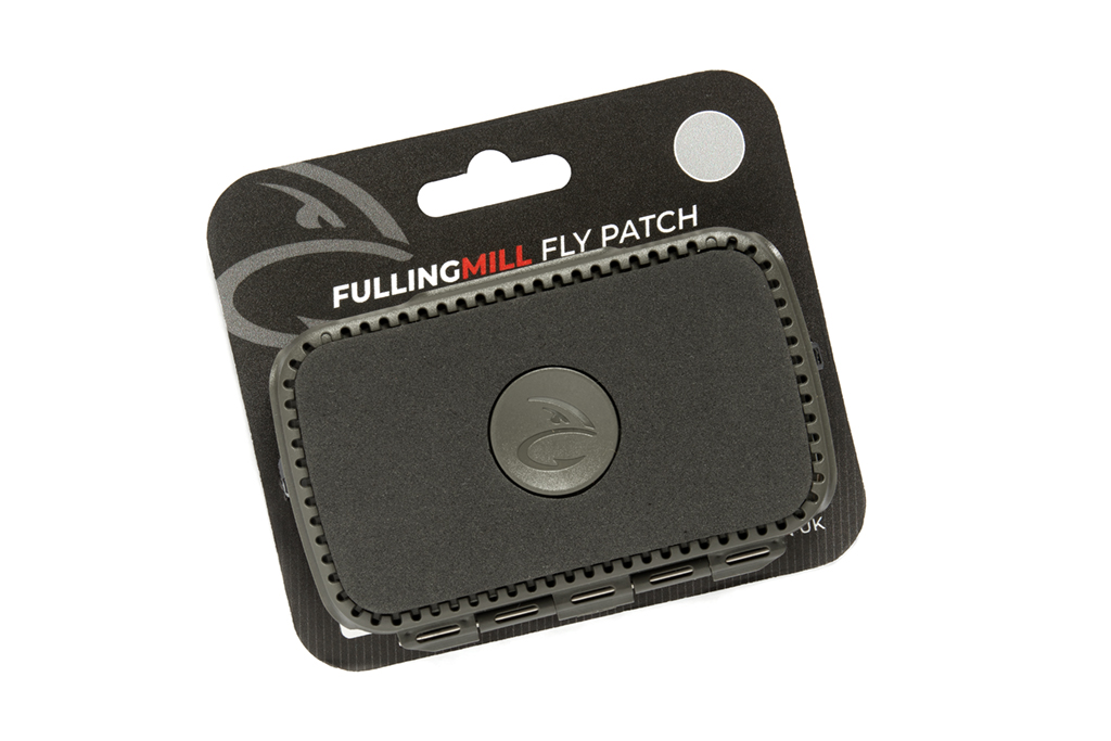 Fulling Mill fly patch Grey